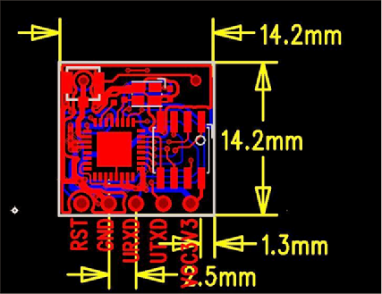 DWM-ESP8266-ESP05 Schematics